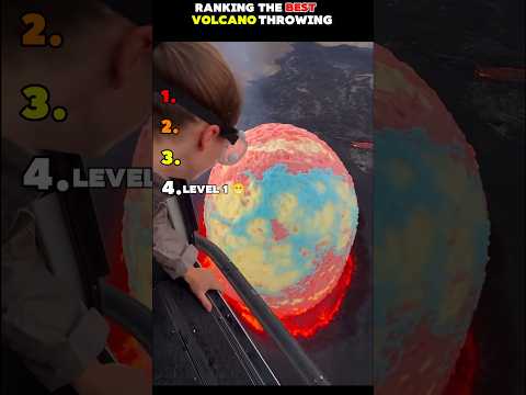 RANKING THE BEST VOLCANO THROWING 🤯🥶#youtubesearch #youtubeshorts #creatorgrowth