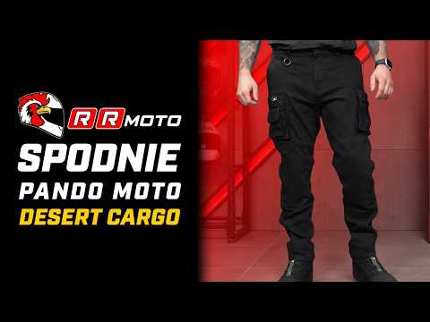PANDO MOTO DESERT CARGO _ jeansy motocyklowe z certyfikatem AA z technologią Coolmax