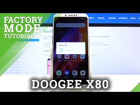 How to Open Factory Test Menu on DOOGEE X80 - Exit Factory Mode