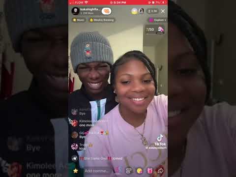 kaka and dejah kissing on live