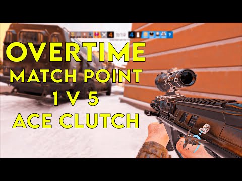 The Overtime Match Point 1v5 Ace Clutch | Rainbow Six Siege | Operation Void Edge