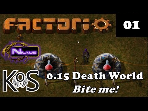 Factorio 0.15 Death World - E01 - Reinforcements have arrived