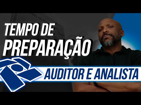 TEMPO para se preparar para o *CONCURSO DE AUDITOR ou ANALISTA da RECEITA FEDERAL*!!!