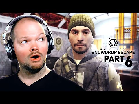 THE CHASE THROUGH TEST CHAMBERS! | Half-Life 2: Snowdrop Escape - Part 6