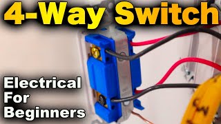 How To Wire A 4-Way Switch - 4-Way Switch Explained (EASY And SIMPLE Method)