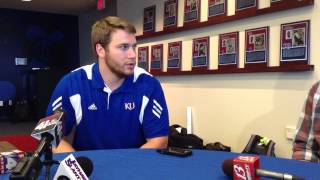 KU offensive lineman Pat Lewandowski