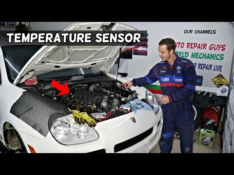 PORSCHE CAYENNE S COOLANT TEMPERATURE SENSOR LOCATION