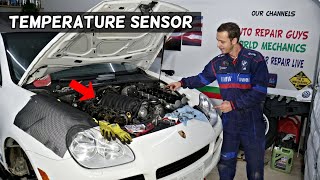 PORSCHE CAYENNE S COOLANT TEMPERATURE SENSOR LOCATION