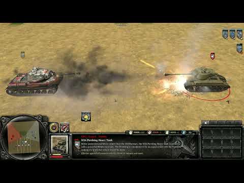 Company of Heroes 2 (M26 Pershing VS IS-2)