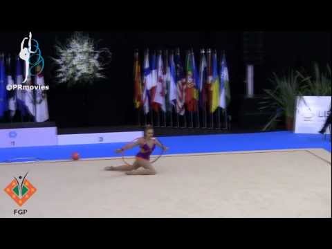 Mariya Mateva - BUL - Arco (Hoop) - Qualification - WC of Lisbon 2013