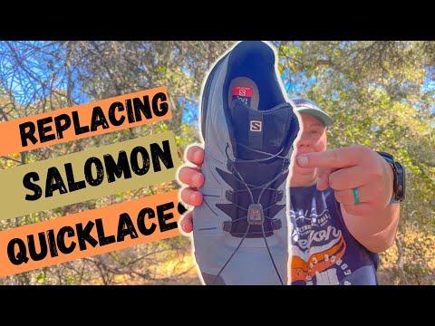 HOW TO Re-lace Salomon Shoe Using the Salomon Quicklace Replacement Kit | Salomon Quicklace Tutorial