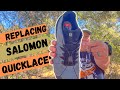 HOW TO Re Lace Salomon Shoe Using The Salomon Quicklace Replacement Kit Salomon Quicklace Tutorial