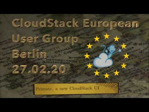 (2020) Winter Meetup of CloudStack European User Group | Primate, a new CloudStack UI