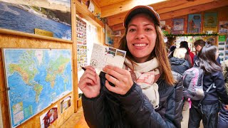 POST OFFICE at End of the World 📮💌Getting Stamps + Sending Postcards from USHUAIA, Tierra del Fuego