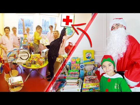 ON DONNE NOS CADEAUX DE NOËL AUX ENFANTS MALADES