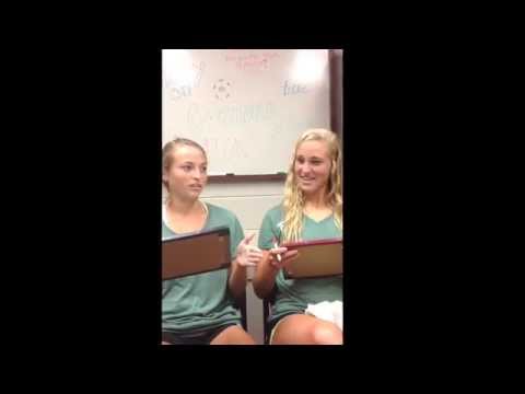 Meet 2014 Tribe Women's Soccer Players Sophomores Haley Kavanaugh and Corinne Giroux