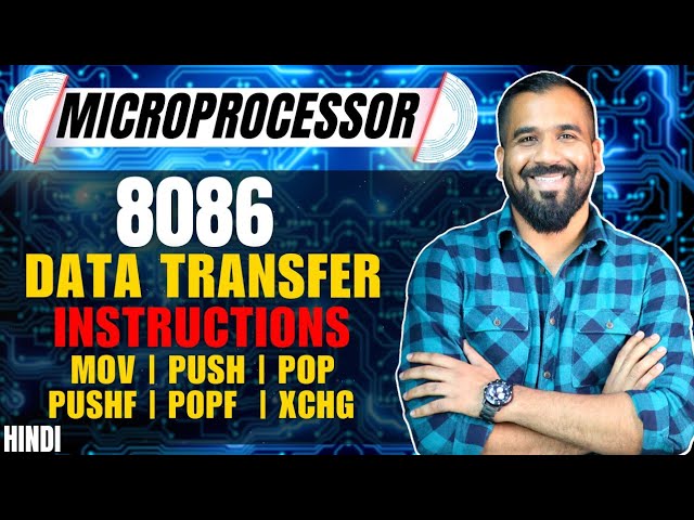 Understanding Data Transfer Instructions in the 8086 Microprocessor for ...