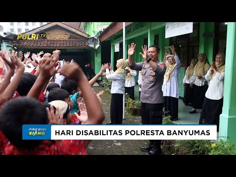 SAT BINMAS POLRESTA BANYUMAS RAYAKAN HARI DISABILITAS INTERNASIONAL BERSAMA SLB YAKUT PURWOKERTO