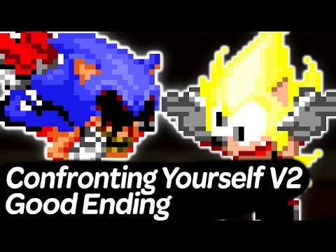 Vs Sonic.exe Confronting Yourself V2 with Good Ending and New Content | Friday Night Funkin'