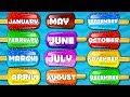 Months Of The Year Songs For Kids And Children Preschool Videos For Baby