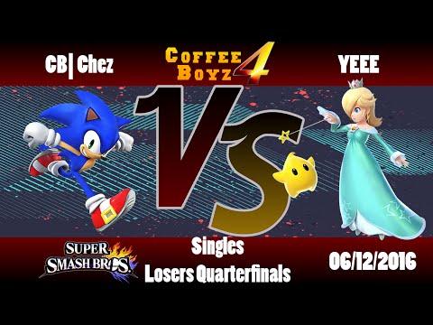 CB4 Singles - CB| Chez (Sonic) Vs. YEEE (Rosalina) SSB4 Losers Quarterfinals