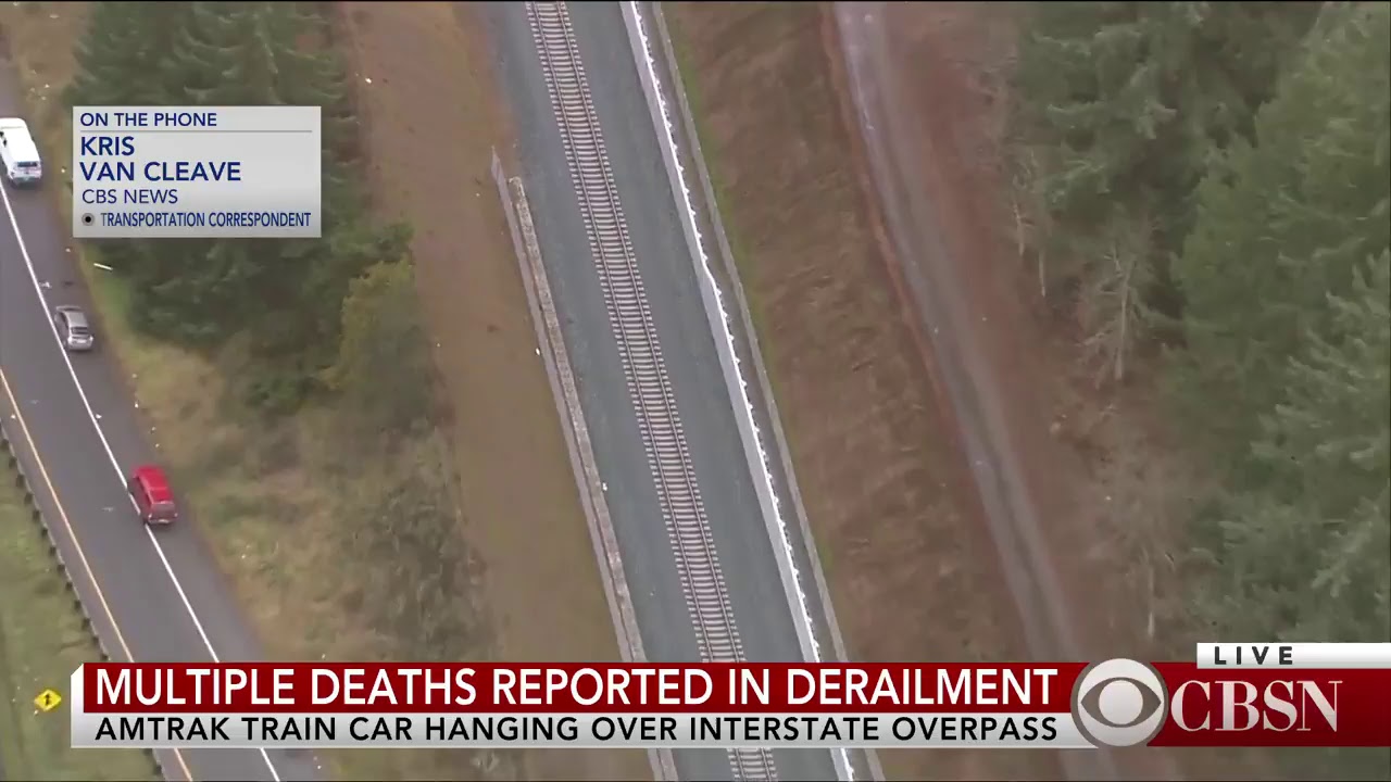 Live: Amtrak Train Derailment in Washington State