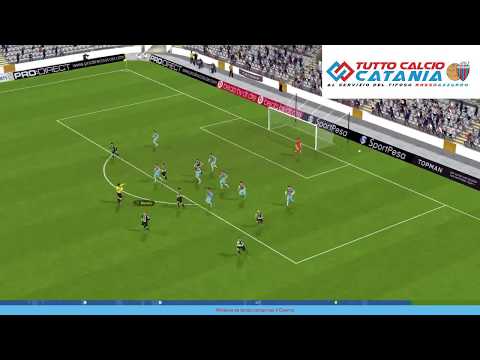 SERIE C 2017/18: Catania - Sicula Leonzio, simulazione partita (azioni salienti)