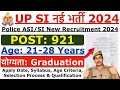 UP Police SI/ASI Recruitment 2023 | UPSI 921 New Vacancy 2023 |  Age, Qualification, Syllabus Detail