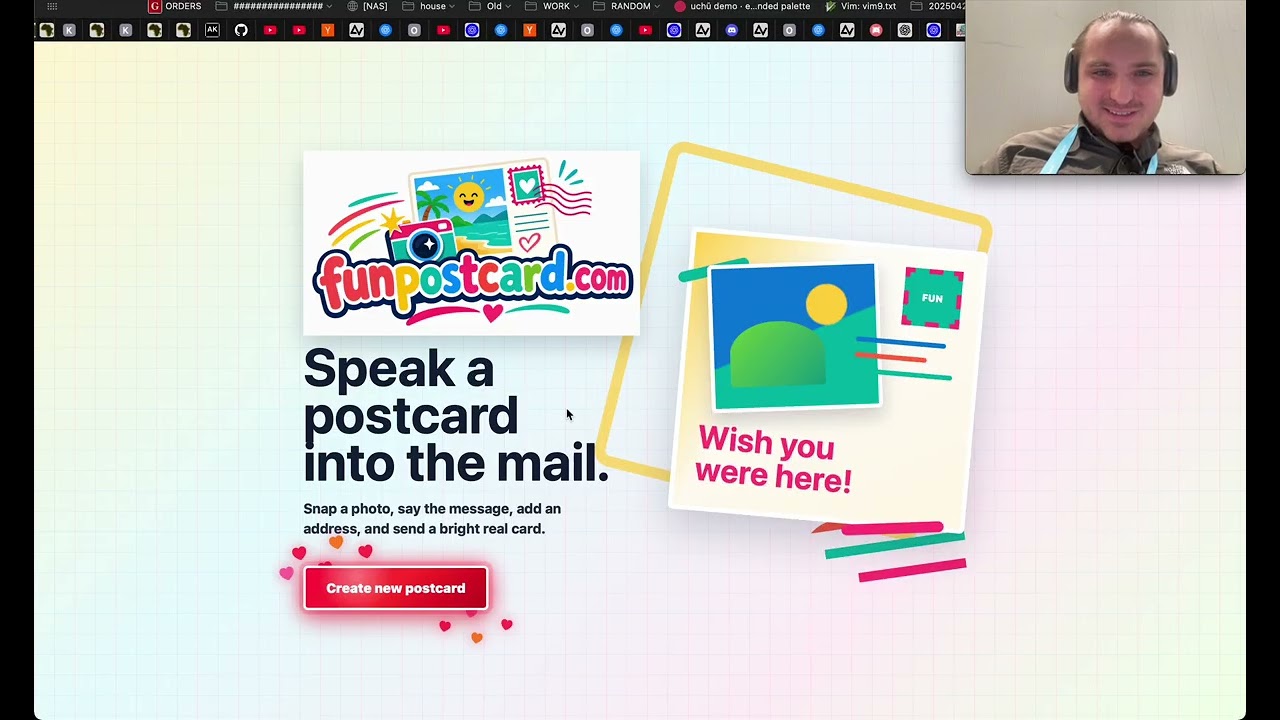 FunPostcard.com project preview