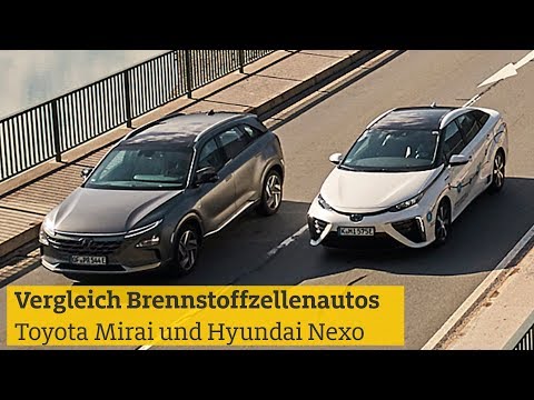 Toyota Mirai vs. Hyundai Nexo: Wasserstoff-Elektroautos im Test | ADAC 2018
