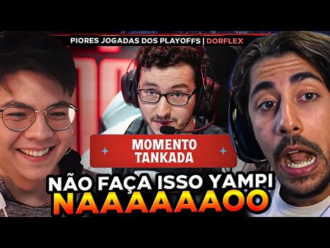 LENDAS REAGEM as PIORES JOGADAS da Semana 1 dos PLAYOFFS CBLOL 2023 - Momento Tankada Dorflex