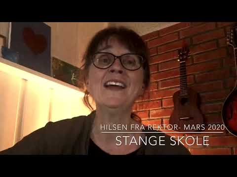 Stange skole - hilsen fra rektor, mars 2020