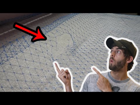 How to Repair and Fix a Cast Net : Holes and Braille Line Repair