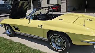 1967 Chevrolet Corvette Convertible L75 327/300 4-Speed Start Up and Walkaround