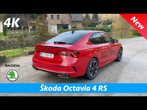 Škoda Octavia RS 2021 - FIRST Quick look in 4K | Exterior - Interior (245 HP, Exhaust sound!)