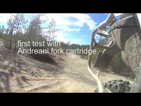 TEST Andreani Fork Cartridge Öhlins BM043 BMW GS