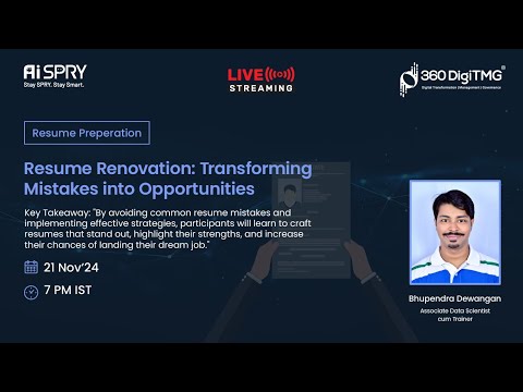 Resume Building 15th February 360DigiTMG