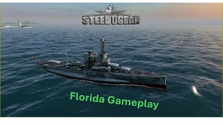 Steel Ocean: US Battleship Florida Gameplay