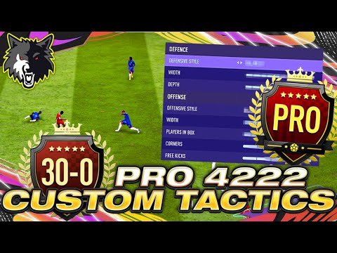 BEST FIFA 21 TOP 100 30-0 4222 CUSTOM TACTICS - BEST FIFA 21 ULTIMATE TEAM 4222 CUSTOM TACTICS