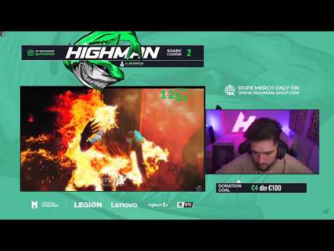 HIGHMAN REACTIONEAZA LA "nopartyboys - MISS THE RAGE FREESTYLE" DE ZIUA LUI PE LIVE