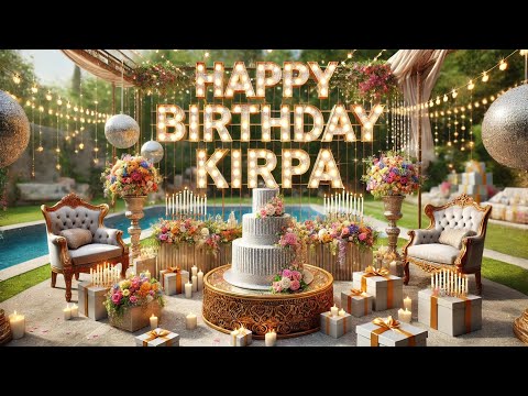 Happy Birthday Kirpa 🎂🎉 | Kirpa Happy Birthday Song | The Best Birthday Song for Kirpa