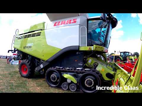2018 Claas Lexion 660 Cemos Automatic Terra Trac 10.7 Litre 6-Cyl Diesel Combine Harvester (408 HP)