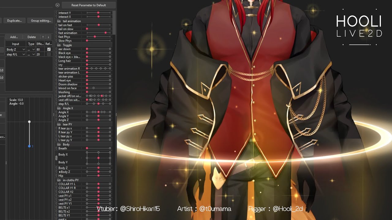 【Live2D WIP】Alt Costume & Hair Transition!【Vtuber rigging】