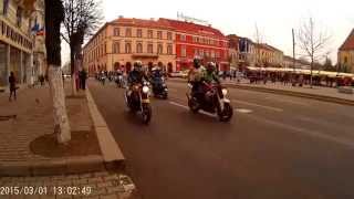 preview picture of video 'MARȘ MOTO 1 MARTIE 2015 CLUJ NAPOCA'