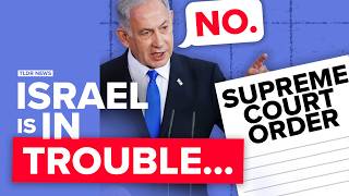 The Israeli Supreme Court building — the institution whose ruling Netanyahu's government has now openly rejected for the first time in Israeli history