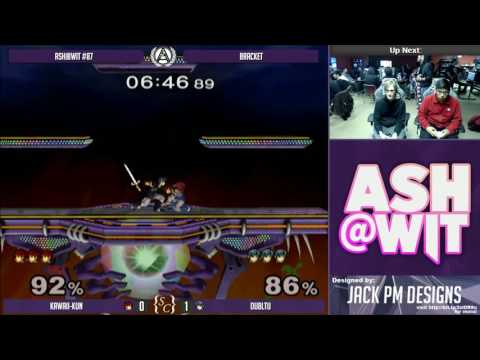 Kawaii-Kun (Roy) vs Dubltu (Marth) - ASH@WIT #87 Melee Bracket