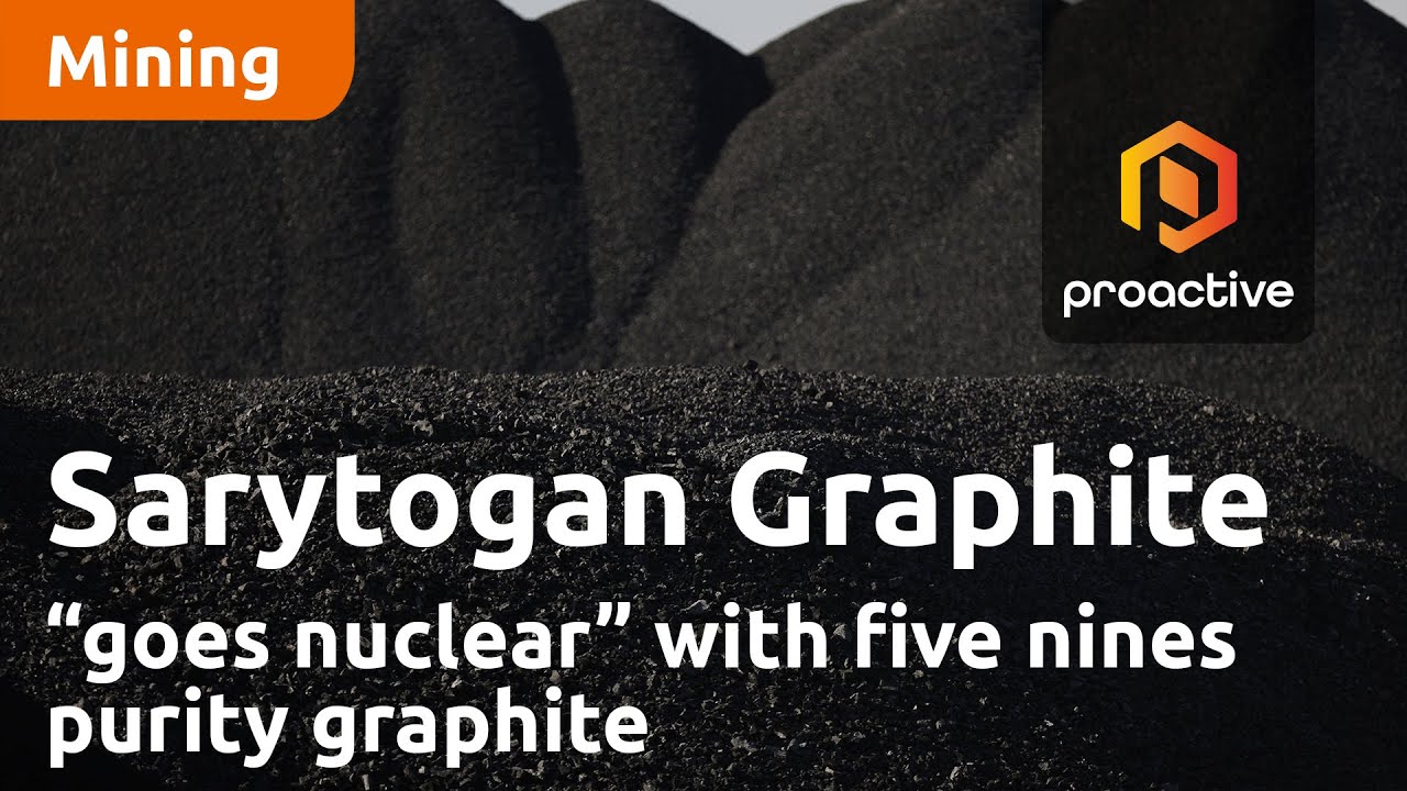 Sarytogan Graphite “goes nuclear” with five nines purity graphite