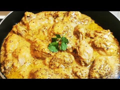 Pollo a la mostaza antigua | Receta super fácil