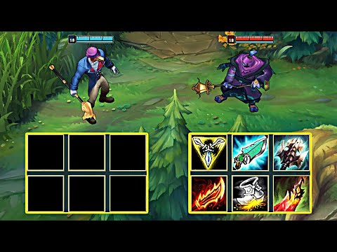 6000+ STACKS NO ITEM NASUS vs JAX FULL BUILD FIGHTS & Best Moments!