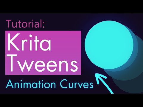 Krita has animation tweens apparently (Animation curves tutorial)